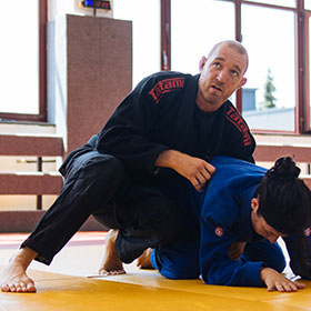 Trener v grapplingu, BJJ, jiu jitsu. Halavanca Ljubljana BJJ